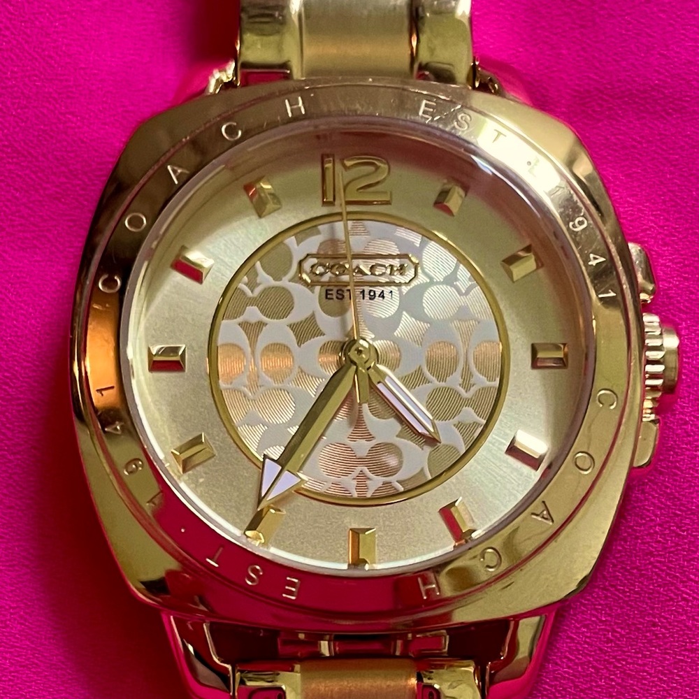 Coach boyfriend watch